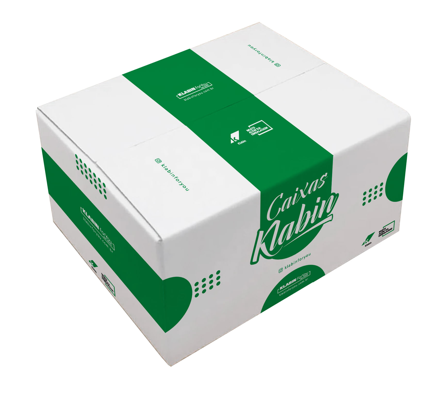 Caixa de Papelão Personalizada Branca/Kraft